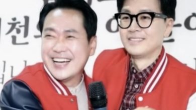 South Korean political figures Jang Dong-hyeok and Han Dong-hoon amid party disciplinary controversy