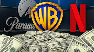 파라마운트 워너 협력 미디어 합병 콘텐츠 산업 재편 상징 이미지