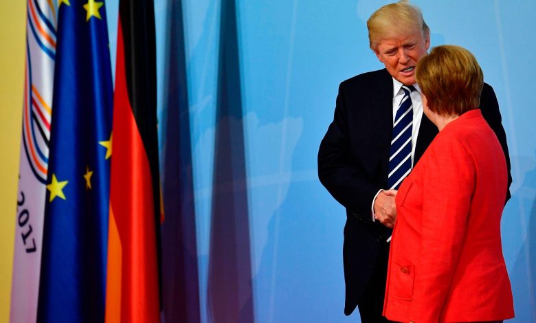 트럼프와 베를린 회담, 우크라이나 전쟁과 평화 협상을 상징하는 이미지