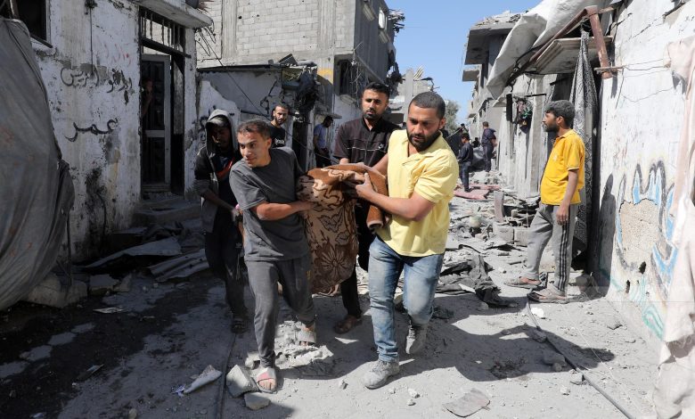 Gaza skyline under drone surveillance during Christmas symbolizing war and civilian suffering