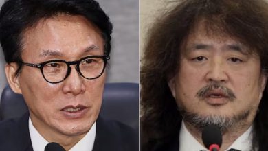 이재명 사법리스크와 친명·비친명 계파 충돌이 격화되는 여권 권력투쟁 상징 이미지