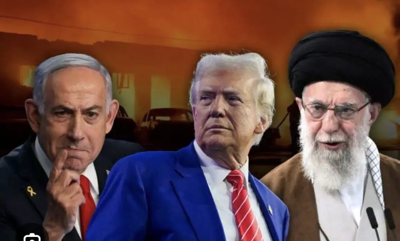 호르무즈 해협 긴장 속 미국과 이란, 이스라엘의 전쟁 비용과 휴전 협상을 상징적으로 보여주는 중동 지도 이미지