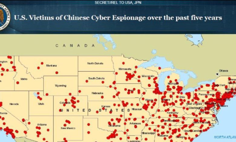 미국 유권자 데이터 접근 의혹과 중국 사이버 영향력 개념 이미지