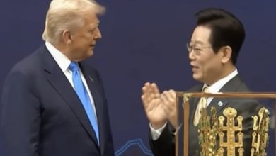 트럼프 압박 이후 이재명 대통령이 이스라엘 인권 이슈를 국제무대로 끌어올리는 외교 구도를 상징하는 이미지