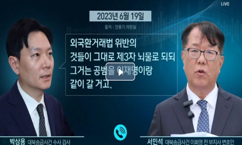 국정조사에 출석한 박상용 검사와 녹취록 공개 장면을 둘러싼 정치 공방