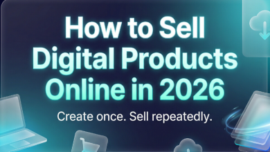 AI skills를 디지털 상품과 creative store로 연결하는 프롬프트, 템플릿, 전자책, 온라인 상점 화면 구성 이미지