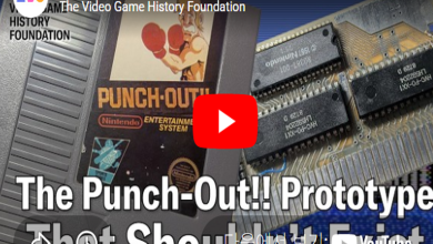 40년 만에 발견된 NES용 펀치아웃 초기 프로토타입 카트리지와 닌텐도 게임 역사 복원을 상징하는 이미지