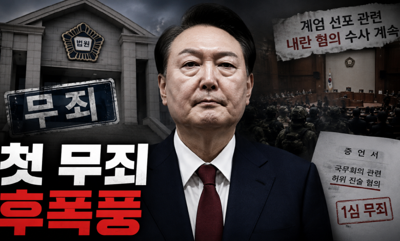 [특검 발칵] ‘내란의 그림자’ 속 첫 무죄…윤석열 위증 판결, 특검의 칼끝이 흔들렸다