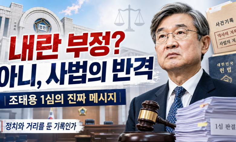 [사법 반격] 조태용 1심의 진짜 메시지…이재명 일변도 사법 분위기에 제동 건, 정치와 거리를 둔 기록인가