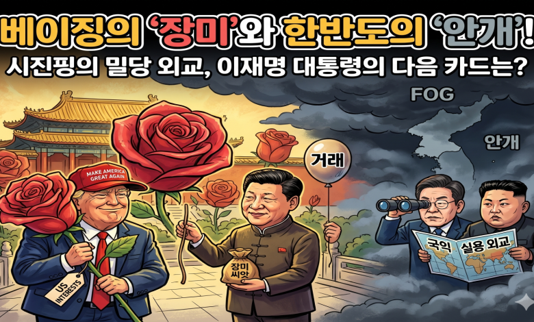 [정치 논단] 중난하이의 장미 청구서: 트럼프·시진핑의 밀월과 이재명 정부의 척추 외교
