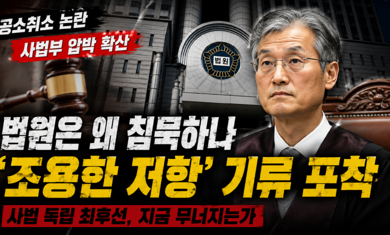 [사법 기류] 법원은 왜 침묵하나… 공소취소 정국 앞의 ‘조용한 저항’