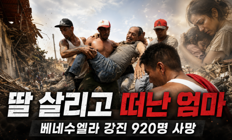 “우리 딸을 위해 당신은 목숨을 내줬다”…900명 넘게 희생-베네수엘라 지진 속 엄마의 마지막 선택