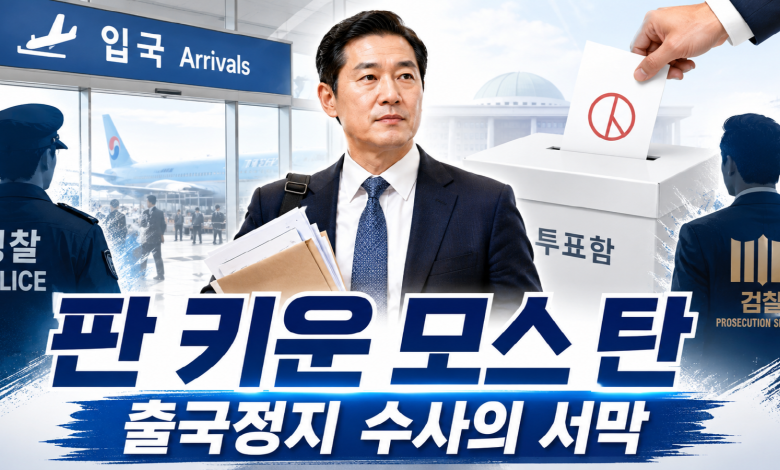 [한미 갈등] 모스 탄은 왜 선거 직전 한국에 들어왔나 — 출국정지 수사가 열어젖힌 정치폭탄의 서막