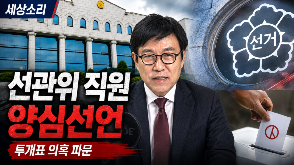 투표함과 전산 서버, 선거 기록 검증을 상징하는 한국 정치 뉴스 썸네일