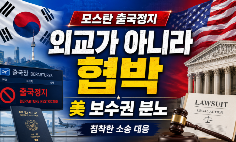 mbc “나갈 땐 맘대로 못 간다”… 모스 탄 출국정지에 미국 보수권이 들끓는 이유