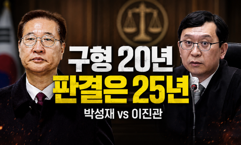 검찰 구형보다 5년 더한 박성재 25년형 법정구속…이진관 사법정의인가, 한덕수에게 맞춘 형량인가