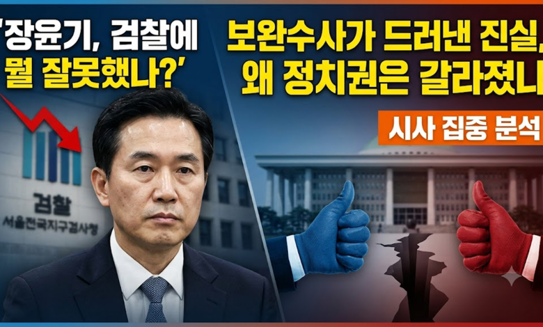 장윤기, 검찰에 뭘 잘못했나? 보완수사권 논쟁이 다시 불붙은 이유