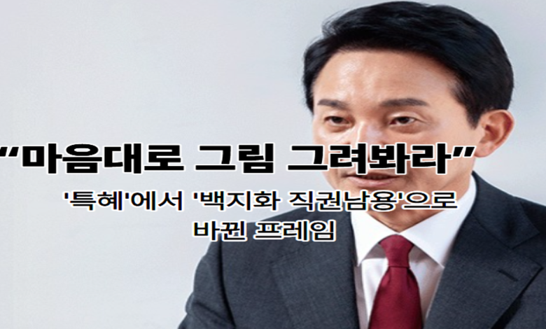 “마음대로 그림 그려봐라”: 원희룡의 반격과 특검 수사의 덫