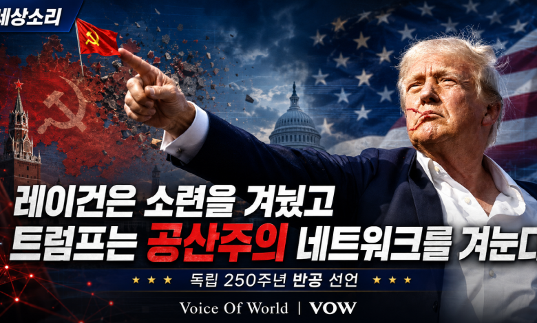 레이건은 소련을 겨눴고, 트럼프는 중공 ‘공산주의 네트워크’를 겨눴다