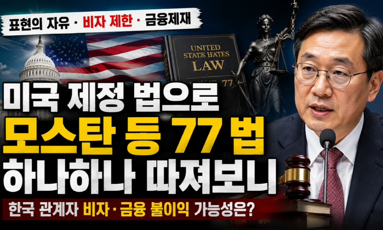 모스 탄이 뭘 그렇게 잘못했나?…미국 비자 제한·금융제재법으로 따져봤다